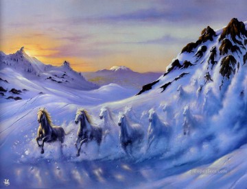 Avalanche Fantasy Oil Paintings
